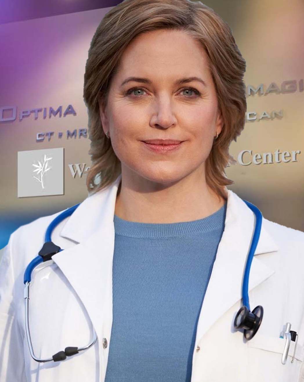 Doctor smiling and looking into the camera